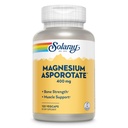 Solaray Magnesium Asporotate 400 mg, Aspartate, Orotate & Citrate Complex, Gesundes Herz, Muskel, Nerve & Circulatory Function Support 180ct (60 Servietten, 120 VegCaps)