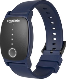 EmeTerm Explore FDA-Cleared Anti-Nausea Armband IP67 Waterproof Morning Motion Sickness Relief Band wiederaufladbare Classic Strap Design Drug Free Non-drowsy Ohne Nebenwirkungen Navy Blue