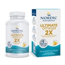 Nordic Naturals Ultimate Omega 2X, Zitronengeschmack - 120 Soft Gels - 2150 mg Omega-3 - Hochwirksames Fischöl mit EPA & DHA - fördert die Gesundheit von Gehirn und Herz - Nicht-GVO - 60 Portionen