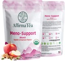 Meno-Support BloatX Organic Menopause Relief: Balances & unterstützt Hot Flashes, Hormone, Moods Swings, Night Sweats, & Bloating W/Black Cohosh, Red Clover & Dong Quai. Natürliche Apfel-Cinnamon Flavor.