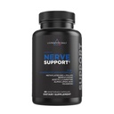 Livingood Daily Nerve Support Supplement for Women & Men, 12-in-1 Nerve Health Formula with Methylated B12, Folate, Benfotiamine, Alpha Lipoic Acid & Feverfew, Gluten Free, Non-GMO, 60 Capsules