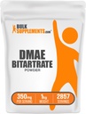 BulkSupplements.com DMAE Bitartrate Powder - Dimethylaminoethanol Bitartrate, DMAE Supplement - Unflavored & Glutenfrei, 350mg pro Servierung, 1kg (2.2 lbs) (Pack von 1)