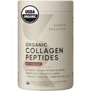 Sportforschung Organic Collagen Powder - Hydrolysed Type I & III Collagen Protein - USDA Organic, Gluten Free, Sustainable Sourced - Dark Chocolate - 30 Servietten