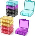 Süße kleine Reise Pille Box, Urekt 10 Stück Mini Pocket Pill Organizer Täglich einzelne Pillen Container tragbare Medizin Halter für Geldbeutel Vitamin Fish Oil Supplements