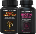 Vital Vitamine Brain Booster Plus + Biotin Complex Kapseln