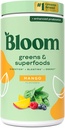 Bloom Nutrition Superfood Greens Powder, Digestive Enzyme mit Probiotika und Präbiotika, Gut Health, Bloating Relief für Frauen, Chlorella, Green Juice Mix mit Rübe Root Powder, 60 SVG, Mango