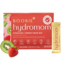 Boobie Hydromom Superfood Elektrolyt Getränke Mix, Erdbeere Kiwi | Erfrischende Energie & Hydration Boost für Mamas | On-The-Go & Travel Essentials für Schwangerschaft, Schnürung, &amp; darüber hinaus, 15 Packungen