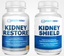 Kidney Restore & Kidney Shield 2-Pack Bundle für Nierenreiniger, Unterstützung Nierenfunktion, Nierengesundheit und mehr