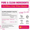 Liquid Collagen & Biotin, 2 Fl Oz (Pack von 2), 40000 mcg für Haar Hautnägel, Vitamin B7 Hydrolized Collagen Peptides Supplement für Frauen, Bioactive Form, Sugar Free, Raspberry Flavor