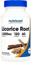 Nutricost Licorice Root 500mg, 120 Kapseln - Non-GMO, Glutenfrei