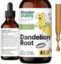Forever Puppy Dandelion Root Drops für Hunde - Liquid Liver Health Supplement für große, mittlere und kleine Hunde - Liver Cleanse Detox Drops w/Dandelion Root Extract - 4 oz