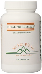 nutri-west Gesamt Probiotics 120 Kapseln, 2.4 Unze