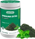 Land Art Bio Spirulina Extra Powder - Mint Flavoured - 100% Pure - 75 Servierungen - Superfood - Guter Geschmack und guter Smell - 10% Bioactive Chlorophyll - Leistungsstarke Quelle von Antioxidantien