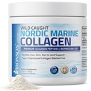 Bronson Marine Collagen Peptides Hydrolysed Protein Powder 100% Wild Caught Nordic Cod Verified Sustainable Source for Joints Skin Hair Nails & Bones 150g (5.29oz)