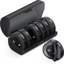 TookMag Pill Organizer 2 Mal am Tag, Medizin Pillen Organizer, Wöchentliche Pille Organizer AM PM Pille Box, Große Kapazität 7 Tage Pille Box für Medizin/Vitamin/Fish Oil/Supplements (Schwarz)