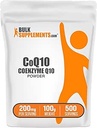 BulkSupplements.com Coenzym Q10 Powder - Coenzym Q10 200mg Supplement, Nahrungsergänzungsmittel - Glutenfrei, 200mg pro Servierung, 100g (3,5 oz) (Pack von 1)