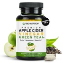 TRIO NUTRITION Apfel Apfel Apfelessig Kapseln mit Grüner Tee - Natürlicher Zucker Kostenlose Apfel Apfel Apfel Apfel Apfel Apfel Apfelegar Pillen mit der Mutter für Körperreinigung, Immunität, Gewicht-Management & Stoffwechsel Booster*