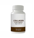 Ultra Premium Multi Collagen Kapseln für Männer und Frauen, Reine hydrolysierte Collagen Peptide, Vitaminergänzung für Haare, Haut, Nägel und Gelenkunterstützung (Typen I, II, III, V, X,) 90 Kapseln