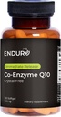 Endur Crystal-Free Co-Enzyme Q10, Heart & Antioxidant Defense Supplement, unterstützt Energieproduktion, Glutenfrei, 100mg (120 Softgels)