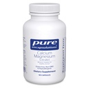 Reine Kapseln Calcium Magnesium (Citrate) - 240 g Calcium & 240 g Magnesium - Knochengesundheitsunterstützung - Non-GMO & Vegan - 90 Kapseln