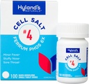 Hyland's No. 4 Cell Salt Ferrum Phos 6X Tablets, Dekongestant und Sinus Relief, Entzündungsergänzung, natürliches Relief von kalten und fever Symptome, schnelle Lösungstabletten, 100 Zähler