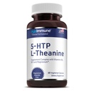 5-HTP Formel für Stress-Relief und Entspannung Unterstützung für Jugendliche und Erwachsene mit 5-HTP, L-Theanin, Vitamin B6, Vitamin B12, Magnesium - Arzt Formuliert - Magnesium Stearate Free - 60 Kapseln.