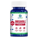 BioTrust OmegaKrill Fish & Krill Oil EPA DHA Omega 3 Supplement, 60 Caps | Provides phospholipid omega-3s to support cardiovascular, cognitive, joint, eye & skin health