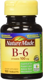 Naturgemachtes Vitamin B-6 100 Mg, Tabletten, 100-Count (Pack von 2)