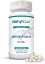 Methyl-Life® L-Methylfolat 15 mg für Damen und Herren – Wirkstoff Folat-Ergänzung mit hochreinem Cerebrofolate® (L-5-MTHF Calcium) – Hohe Bioverfügbarkeit B9 Unterstützung – Tasty Chewable Tablets | 90 Count