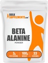 BulkSupplements.com Beta Alanine Powder - Beta-Alanine Supplement, Pre-Workout Supplement - Unflavored & Glutenfrei, 3g pro Servierung, 100g (3,5 oz) (Pack von 1)