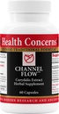 Health Concerns Channel Flow – Muskelrelaxation & Schmerz Support Supplement für Männer & Frauen – Corydalis Root Extract – Chinesische Kräuterformel für Kopfschmerzen, Gelenk & Menstrual Discomfort – 60 Kapseln