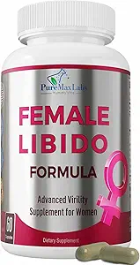 Female Libido Formula, Advanced Virility Supplement for Women with Epimedium Horny Goat Weed, Maca, Tribulus, Ginseng for Desire, Energy, Non-GMO, 60 Kapseln