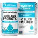 Arztwahl Probiotika 60 Milliarden CFU - 10 Stämme + Organische Präbiotika - Immun, Verdauung & Darm Gesundheit - Unterstützt Gelegentliche Verstopfung, Durchfall, Gas & Blähungen - für Frauen & Männer - 84ct