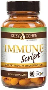 Immunskript mit Epicor, Indische Echinacea Andrographis, Olive Leaf, Skullcap Wurzel für optimale Immunfunktion