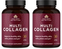 Antike Ernährung Collagen Peptide Kapseln Ergänzung, hydrolysierte Collagen Pillen für Frauen und Männer, unterstützt gesunde Haut und Nägel, Gut Health & Joint Support, Shrink-Wrapped 90 Count Bundle (2 Pack)