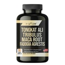 Tongkat Ali for Men & Women- Extra Strength Formula mit Fadogia Agrestis und Tribulus mit Maca Root - Stamina, Vitality, Energy, Mood Support | Made in USA