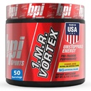 BPI Sports 1.M.R Vortex Pre Workout Powder – High Stim Preworkout für Männer und Frauen mit Glycerin, Koffein, Niacin und Kräuterextrakten – Energie, Fokus & Endurance – Power Juice – 50 Servierungen