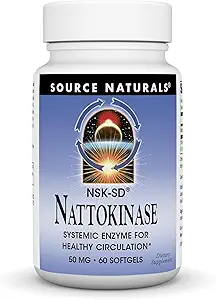 Quelle Naturals NSK-SD Nattokinase, Systemic Enzyme for Healthy Circulation*, 50 mg - 60 Softgels