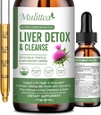 Liver Health Liquid Drops -Support Liver Cleanse Detox & Repair mit Artichoke Milk Thistle Silymarin Extract, Dandelion,Turmeric, Berberine to Renew w/21 Potent Kräuter-Nutrients-