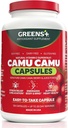 Greens+ SuperFruit Supplement, Camu Berry mit Vitaminen & Minerals, hohe ORAC Antioxidantien, 400mg natürliches Vitamin C, 120 Veggie Kapseln