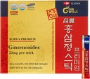 ILHWA Premium Korean Red Ginseng Extract Sticks (0.34fl oz X 30 Sticks) - für Immunität. Ginsenosid 21 mg pro Portion