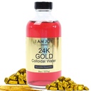 I Am Joy: Flüssiges kolloidales Gold 24k 99,99% Pure 100ppm Ruby Red Water Based Alle natürlichen Elektrolyse Große 8oz Glasflasche