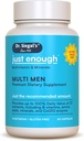 Dr. Siegal's Just Enough Multivitamins für Herren - 60 Kapseln - 60 Servieren Vegetarische Multivitamin für Herren Kapseln - Men's Daily Multivitamin - Mens Multivitamins & Multi Minerals Supplement