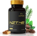 NZT-48 Brain Booster | Nootropic Brain Ergänzungen für Gedächtnis und Fokus | Premium Natural Energy Supplement mit Koffein, Phosphatidylserin, Vitamine B6 & B12, Ashwagandha | 90 Servierungen