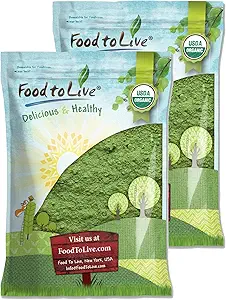 Bio SuperGreens Pulvermischung, 12 Pfund – Mischkale, Moringa, Spirulina, Wheatgrass Pulver. Non-GMO, Pure, Vegan, Bulk. Reich an Antioxidantien, Chlorophyll. Groß für Säfte, Glatteien, Backen