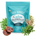 Vier Sigmatic Calm Mushroom Blend | Adaptogen Ergänzung mit Ashwagandha, Reishi, Tulsi, Cordyceps, Chaga, Rose HIPS, und mehr | Natürliche Stress Relief und Immununterstützung Ergänzung | 30 Portionen
