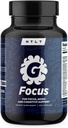 G Fokus von HTLT | für Fokus, Stimmung und kognitive Unterstützung | Alpha GPC, Rhodiola Rosea, Lion’s Mane, Gotu Kola, Ginkgo Biloba, & Huperzine Eine Ergänzung | (120 Kapseln)
