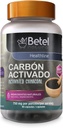 Betel Natural Carbon Activado Capsulas - Aktivkohle 90 Kapseln aktiviert