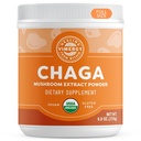 Vimergy USDA Bio Wild Chaga Pilz-Extrakt Pulver, 166 Servierungen – Ideal in Chaga Tee, Kaffee, Glätte – Herz-Kreislauf-Unterstützung - Kosher, Vegan, keine Gluten, Paleo - Pure Chaga, keine Füllstoffe (250g)