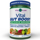 Vital Planet - Vital Gut Boost Powder von Brenda Watson, PBS Gut Check Hope Supplement mit Fiber 35, Omega 3 Öl, Probiotika und Verdauungsenzyme, 8.1oz, 230 Gramm, 30 Portionen